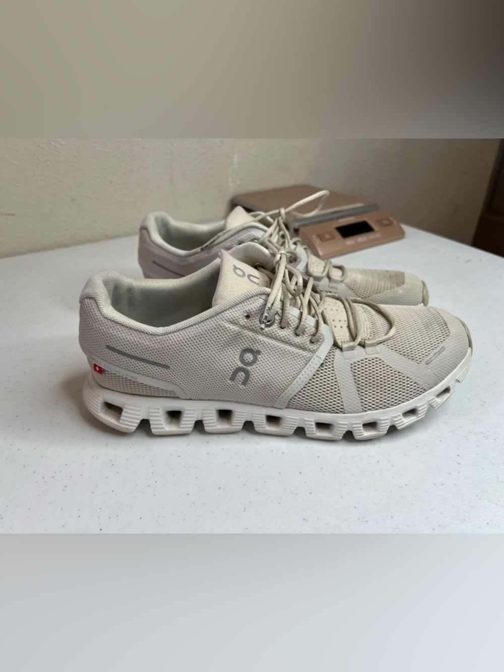 ON Cloud 5 Running Pearl Women’s 9 Sneakers Shoes 59-98773 Cloud Tech Comfort